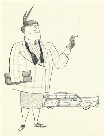 CARTOON ARNOLD ROTH. Cars and Drivers.